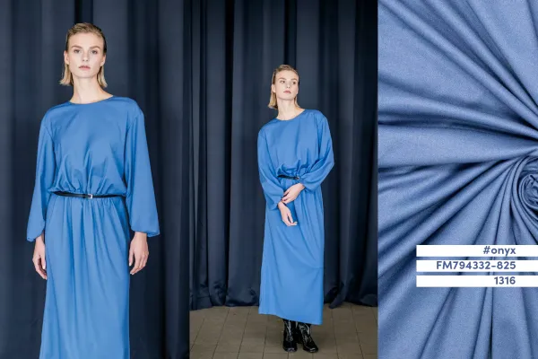 Fibre Mood, Soft Twill, blau